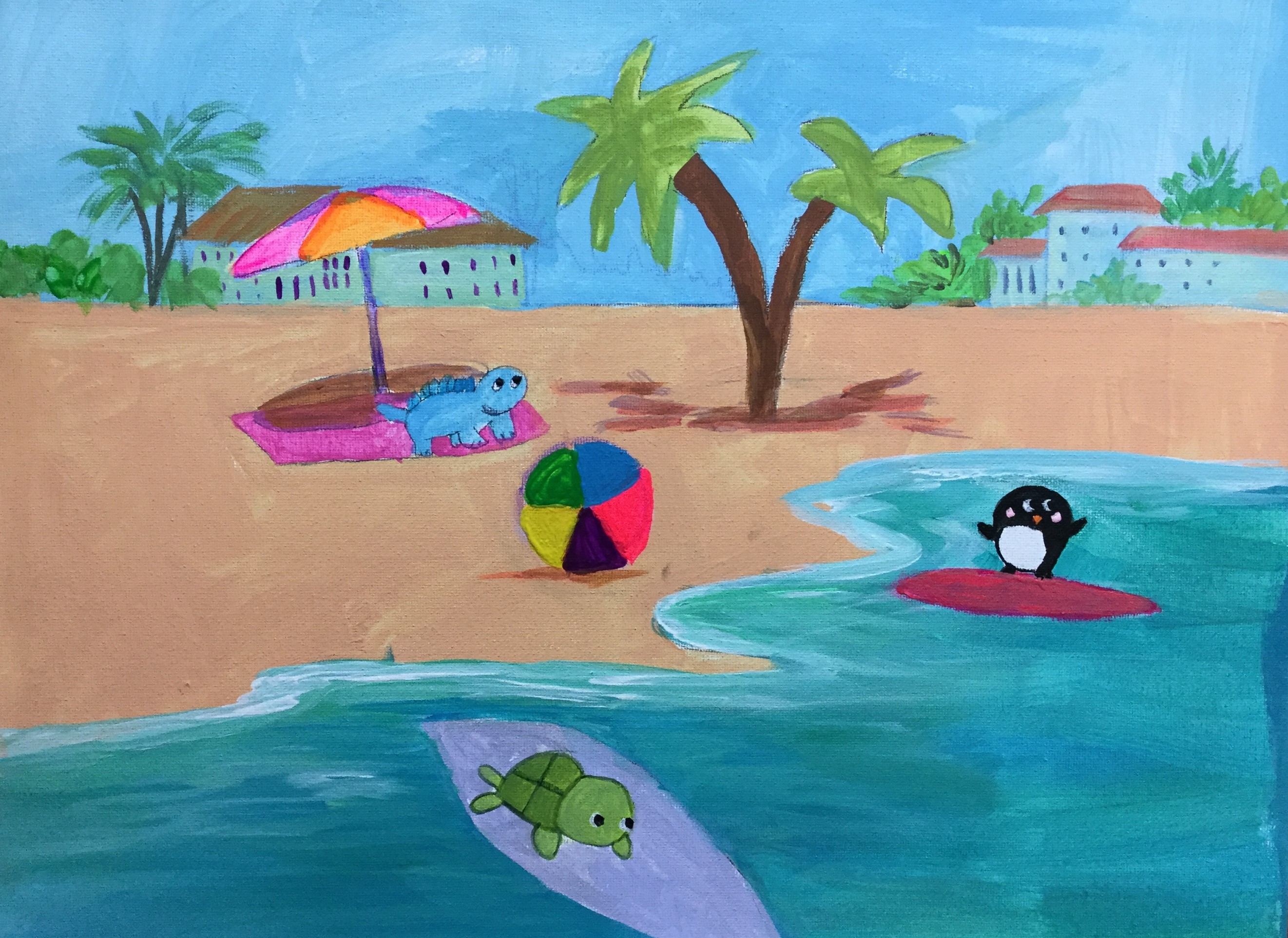 Children teens summer art program fine art classes